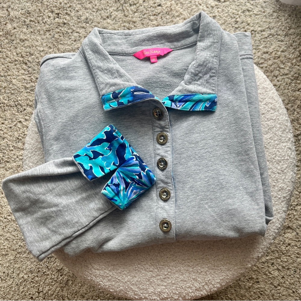 Lilly Pulitzer pullover jacket Size M